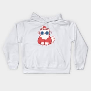 Santa Cat Kids Hoodie